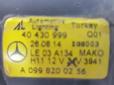 Автозапчасти б/у правая противотуманная фара за clase c clase a 2.1 cdi ссылки oem iam a0998200256  a0998200256