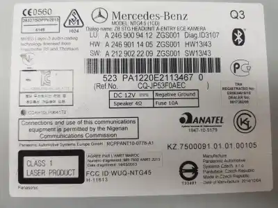 Second-hand car spare part gps navigation system for clase c clase a 2.1 cdi oem iam references a2469009412  a2469011405