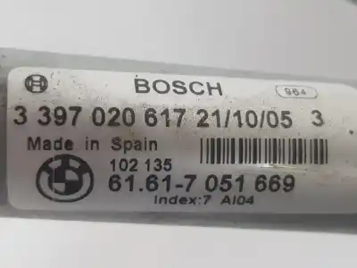 Second-hand car spare part front windshield wiper motor for bmw x3 (e83) 2.0 d oem iam references 61617051669  7051669