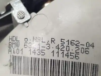 Second-hand car spare part interior rear right light for bmw x3 (e83) 2.0 d oem iam references 63213420206  3420206