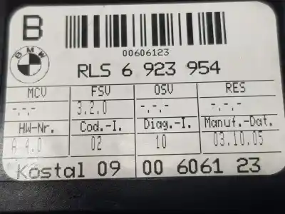 Second-hand car spare part electronic module for bmw x3 (e83) 2.0 d oem iam references 61356923954  6923954