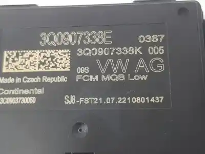 Second-hand car spare part electronic module for audi a1 sportback (gba) dlaa oem iam references 3q0907338e  3q0907338e