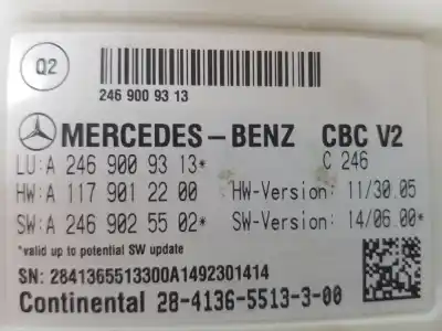 Second-hand car spare part electronic module for clase c clase a 2.1 cdi oem iam references a2469009313  a1179012200