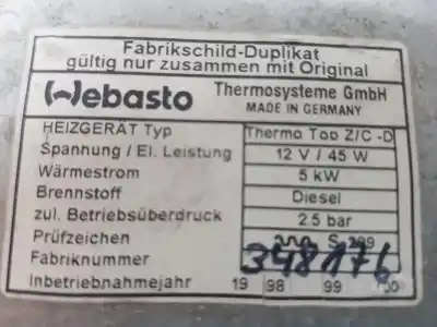 Second-hand car spare part full normal heating for bmw 3 (e46) 320 d oem iam references 64126915831  64126915831