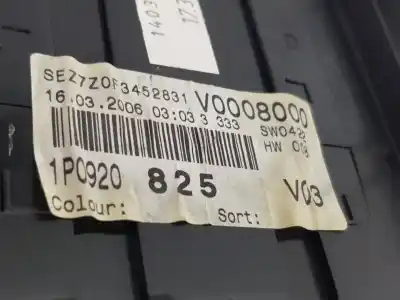 Peça sobressalente para automóvel em segunda mão quadrante por seat leon (1p1) 2.0 tfsi referências oem iam 1p0920825  1p0920825x
