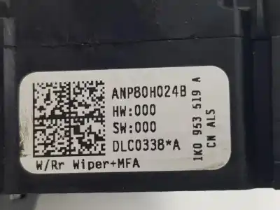 Second-hand car spare part indicator switch for seat leon (1p1) 2.0 tfsi oem iam references 1k0953519a  1k0953519j