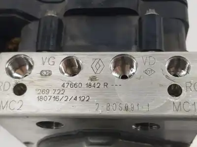 Peça sobressalente para automóvel em segunda mão abs por renault captur 1.2 tce energy referências oem iam 476607694r  476607694r