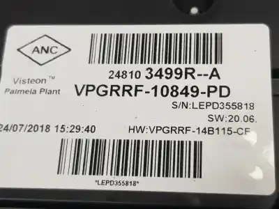 Peça sobressalente para automóvel em segunda mão quadrante por renault captur 1.2 tce energy referências oem iam 248103499r  248103499r