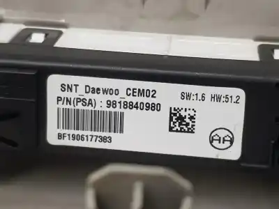 Автозапчасти б/у внутренний свет за citroen c3 (s desde 09/2009) 1.2 12v ссылки oem iam 96754056bj  96754056bj