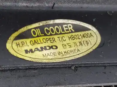 Автозапчасти б/у масляный радиатор за mitsubishi galloper (jk-01) 2.5 td intercooler ссылки oem iam hb021400a  hb021400a