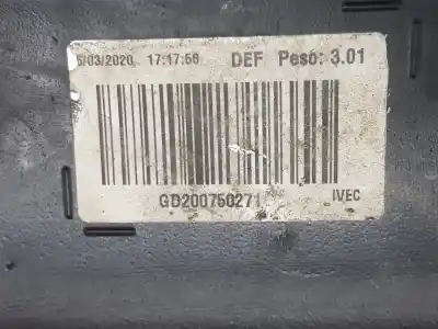 Second-hand car spare part adblue tank for iveco daily caja cerrada (2006 =>) 3.0 diesel oem iam references 5802327987 5802327987 