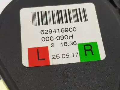 Peça sobressalente para automóvel em segunda mão cinto de segurança traseiro esquerdo por audi a3 sportback (8va, 8vf) 1.6 tdi referências oem iam 8v3857805