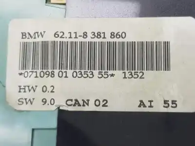 Second-hand car spare part dashboard for bmw serie 3 compacto (e36) 1.8 16v cat oem iam references 62116903033  6903033