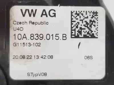 Автозапчастина б/у замок дверей заднього лівого для seat arona (kj) style 116 cv / 85 kw посилання на oem iam 10a839015b  10a839015b