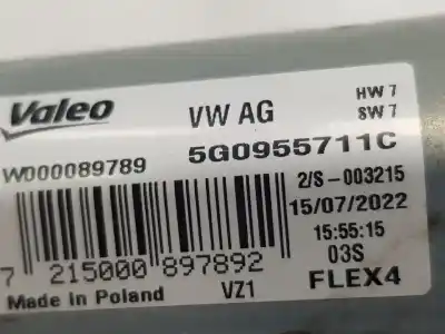 Автозапчасти б/у мотор заднего стеклоочистителя за seat arona 1.0 tsi ссылки oem iam 5g0955711c  5g0955711c