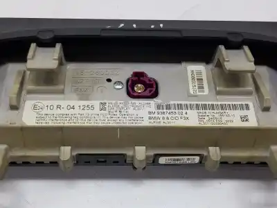 Gebrauchtes Autoersatzteil multifunktionsdisplay zum bmw serie 4 gran coupe 3.0 turbodiesel oem-iam-referenzen 65509387453 9387453 