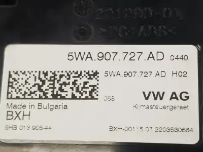 Автозапчастина б/у електронний модуль для cupra formentor dpca посилання на oem iam 5wa907727ad  5wa907727ad