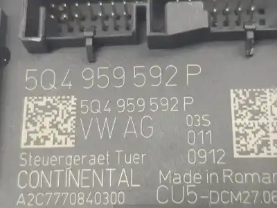 Автозапчастина б/у електронний модуль для cupra formentor dpca посилання на oem iam 5q4959592p  5q4959592p