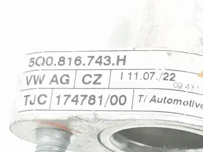 Автозапчасти б/у трубы кондиционирования воздуха за cupra formentor dpca ссылки oem iam 5q0816743h  5q0816743h