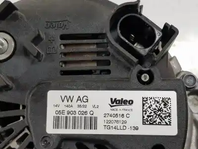Автозапчастина б/у генератор для seat arona 1.0 tgi bivalent. gasolina / cng посилання на oem iam 05e903026q