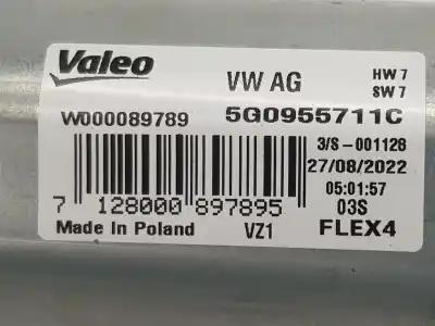 Автозапчасти б/у мотор заднего стеклоочистителя за seat ibiza (kj1) fr ссылки oem iam 5g0955711c  5g0955711c