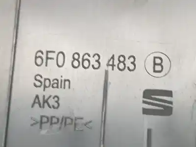 Автозапчастина б/у молдинг для seat arona 1.0 tgi bivalent. gasolina / cng посилання на oem iam 6f0863483b  6f0863483b