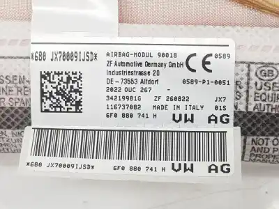 Автозапчасти б/у подушка безопасности передняя левая шторка безопасности за seat ibiza 1.0 tsi ссылки oem iam 6f0880741h  6f0880741h