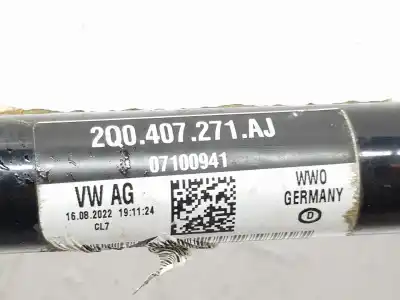 Автозапчастина б/у передня ліва трансмісія для seat ibiza 1.0 tsi посилання на oem iam 2q0407271aj  2q0407271aj