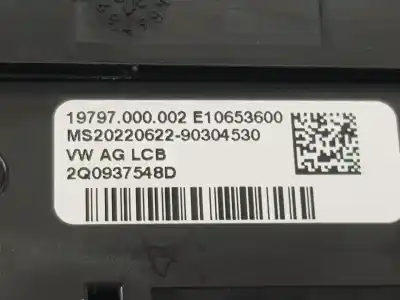 Автозапчастина б/у реле/запоперівник для seat arona 1.0 tgi bivalent. gasolina / cng посилання на oem iam 2q0937548d