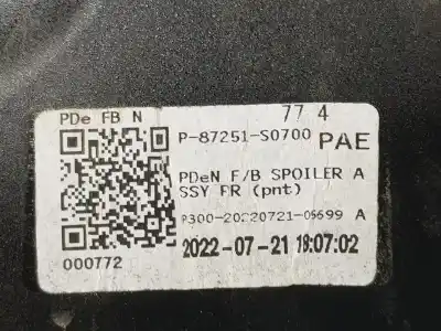 Peça sobressalente para automóvel em segunda mão spoiler da tampa da mala por hyundai i30 fastback 2.0 tgdi cat referências oem iam 87250s0700  87250s0700