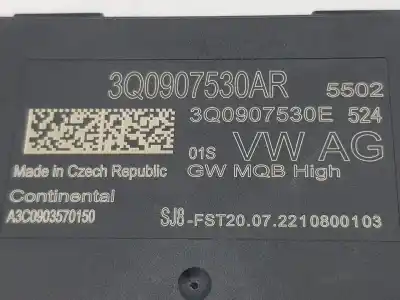 Second-hand car spare part electronic module for seat ibiza 1.0 tsi oem iam references 3q0907530ar  3q0907530ar