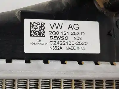 Автозапчастина б/у водяний радіатор для seat ibiza 1.0 tsi посилання на oem iam 2q0121253d  2q0121253d