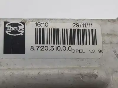 Pezzo di ricambio per auto di seconda mano intercooler per corsa corsa d 1.3 16v cdti riferimenti oem iam 55702194  55702194