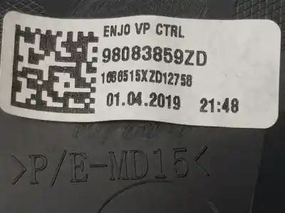 Second-hand car spare part decorative moulding for citroen jumpy furgon club xl oem iam references 98083859zd  98083859zd