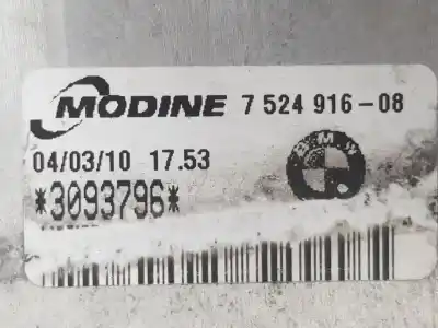 Peça sobressalente para automóvel em segunda mão intercooler por bmw serie 1 cabrio (e88) 118d referências oem iam 17517524916  17517524916