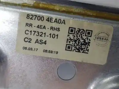 Автозапчастина б/у регулятор скла заднього правого для nissan qashqai ii suv (j11, j11_) 1.6 dig-t посилання на oem iam 827004ea0a  827004ea0a