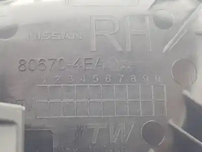 Автозапчасти б/у внутренняя задняя правая ручка за nissan qashqai ii suv (j11, j11_) 1.6 dig-t ссылки oem iam 806704ea1a  806704ea1a