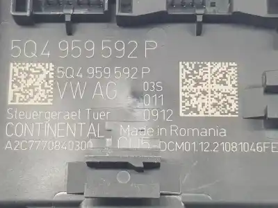 Автозапчастина б/у електронний модуль для seat leon (kl1) fr посилання на oem iam 5q4959592p