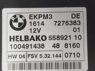 Peça sobressalente para automóvel em segunda mão módulo eletrônico por bmw serie 1 cabrio (e88) 2.0 turbodiesel cat referências oem iam 16147276383  7276383