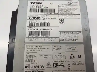 Автозапчастина б/у аудіо система / радіо cd для volvo xc60 i suv (156) d4 посилання на oem iam 31466821  31466821