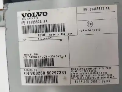 Автозапчастина б/у електронний модуль для volvo xc60 i suv (156) d4 посилання на oem iam 31409935  31409622