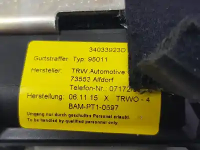 Автозапчасти б/у натяжитель задней левой подушки безопасности за volvo xc60 i suv (156) d4 ссылки oem iam 39818853  39818853