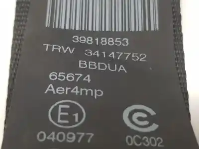 Автозапчасти б/у натяжитель задней левой подушки безопасности за volvo xc60 i suv (156) d4 ссылки oem iam 39818853  39818853