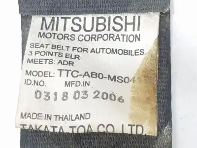 Автозапчасти б/у задний левый ремень безопасности за mitsubishi l 200 (ka0/kb0) 2.5 di-d cat ссылки oem iam mn188368ha  mn188368ha