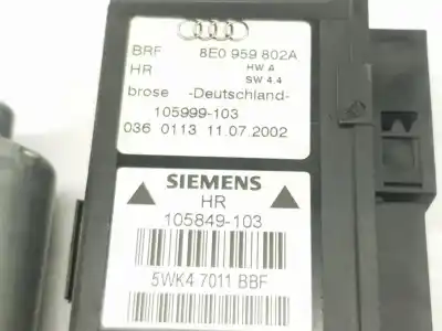 Second-hand car spare part rear right power window switch for audi a4 b6 (8e2) 2.0 oem iam references 8e0959802a  8e0959802e