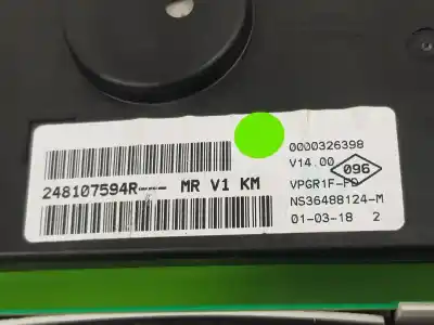 Peça sobressalente para automóvel em segunda mão quadrante por dacia dokker access referências oem iam 921006454r  921006454r