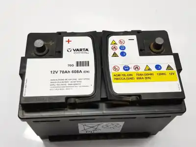 Second-hand car spare part battery for hyundai tucson 1.6 tgdi cat oem iam references   agm 70l-din