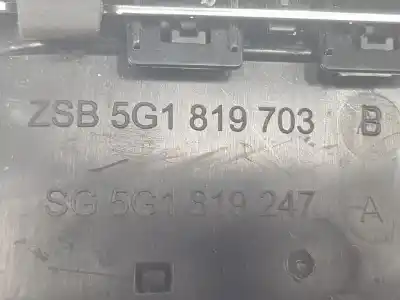 Автозапчастина б/у аератор для volkswagen golf vii (5g1, bq1, be1, be2) 1.6 tdi посилання на oem iam 5g1819703b