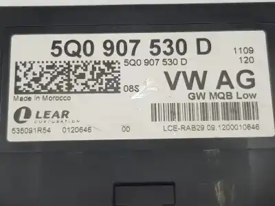 Автозапчастина б/у електронний модуль для volkswagen golf vii (5g1, bq1, be1, be2) 1.6 tdi посилання на oem iam 5q0907530d