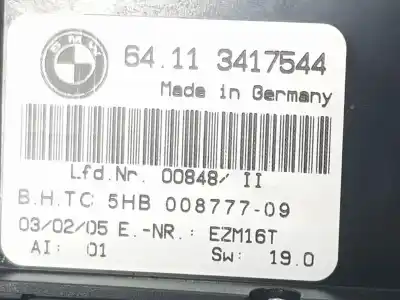 Second-hand car spare part climate control for bmw x3 (e83) 3.0 d oem iam references 64113417544  3417544